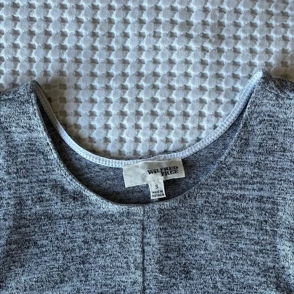 WILFRED FREE MARLED HEATHER GREY DRESS - Picture 4 of 6